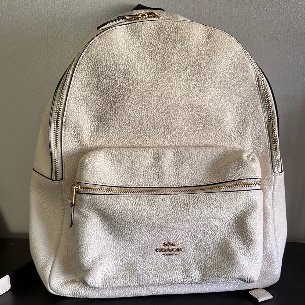 Coach Charlie Backpack Ivory